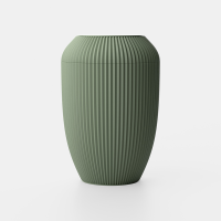 Urne  Design Ripple  Waldgrün