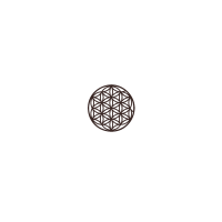 BLUME DES LEBENS Memory Dekor braun