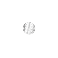 BLUME DES LEBENS Memory Dekor silber