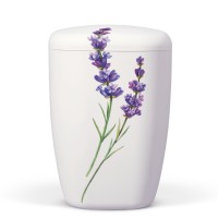 Weiß Matt Dekor Lavendel