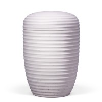 Hellbeige aus Kalzium Gerillte Oberfläche