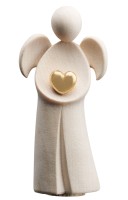 Engel Amore mit Herz Ahorn NaturGold