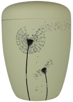 Biourne glintseashell lackiert Design Pusteblume mit Strass