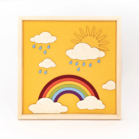 Erinnerungsbild Regenbogen  ohne Urne