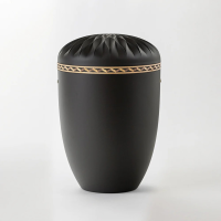 UrnenVariante Dahlie anthrazit  Intarsienband