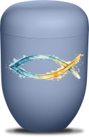 Urne taubenblau  Ichthys