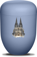 Urne taubenblau  Kölner Dom