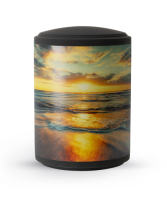 Edition Mare samton schwarz Sonnenuntergang Band aus Pflanzenfasern AnhydritTonolith