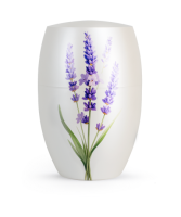 Urne  Edition Florique PerlmuttMattweiß Lavendel
